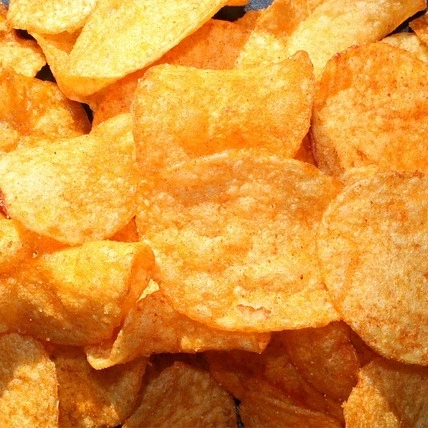 zoomed in image of snoop dogg o.g. bar-b-que potato chips